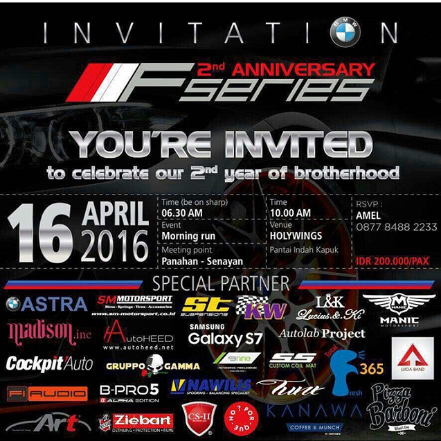 Special partner for Fseries 2nd anniversary